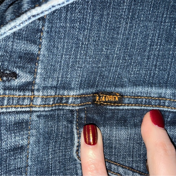 ✨ Vintage Polo Jeans Co. Denim Jacket | Classic Blue | Size M - Picture 4 of 6